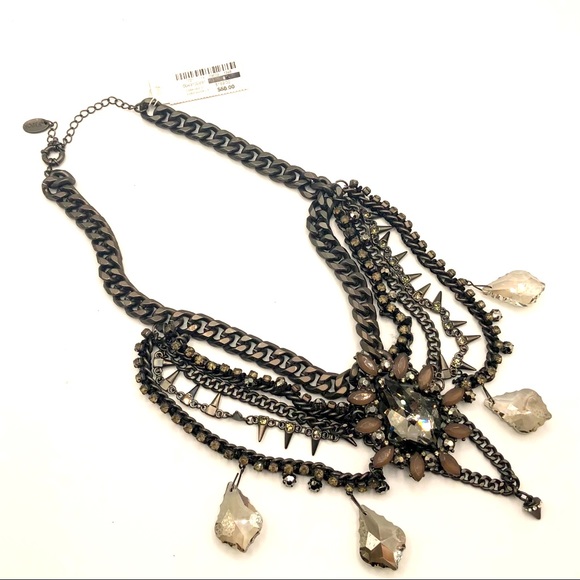 VINTAGE GOTHIC STYLE STATEMENT NECKLACE - Picture 1 of 14